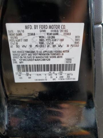 Photo 12 VIN: 1FMCU0D74AKC88129 - FORD ESCAPE XLT 