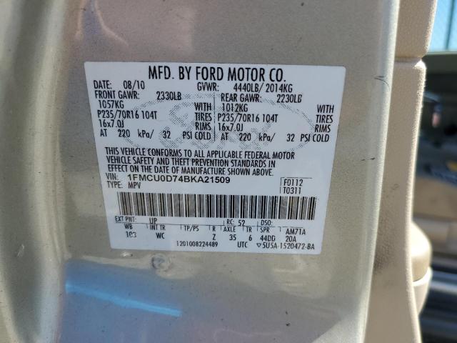 Photo 12 VIN: 1FMCU0D74BKA21509 - FORD ESCAPE XLT 