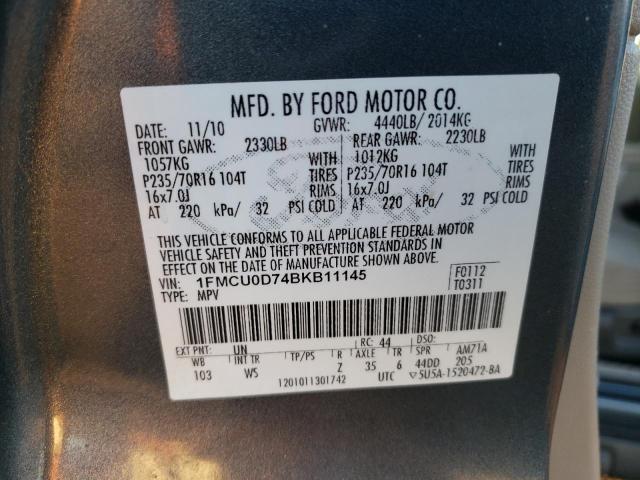 Photo 12 VIN: 1FMCU0D74BKB11145 - FORD ESCAPE XLT 