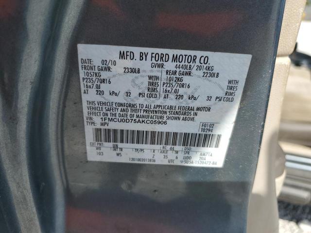 Photo 13 VIN: 1FMCU0D75AKC05906 - FORD ESCAPE XLT 