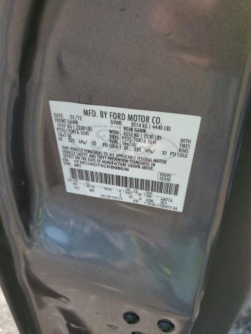 Photo 12 VIN: 1FMCU0D75CKB98636 - FORD ESCAPE XLT 