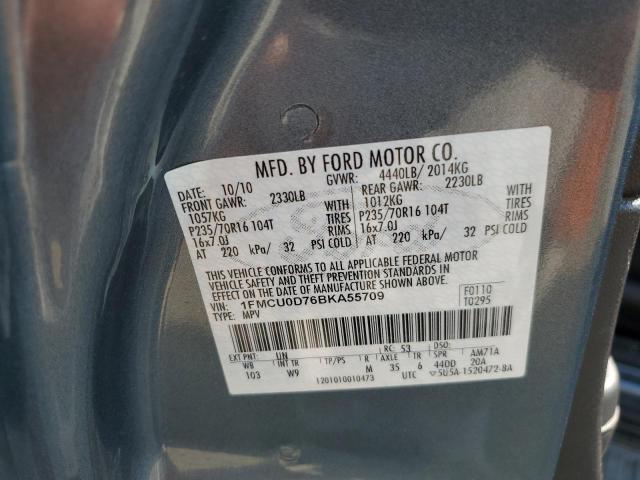 Photo 9 VIN: 1FMCU0D76BKA55709 - FORD ESCAPE XLT 