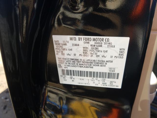 Photo 9 VIN: 1FMCU0D77BKA99766 - FORD ESCAPE XLT 