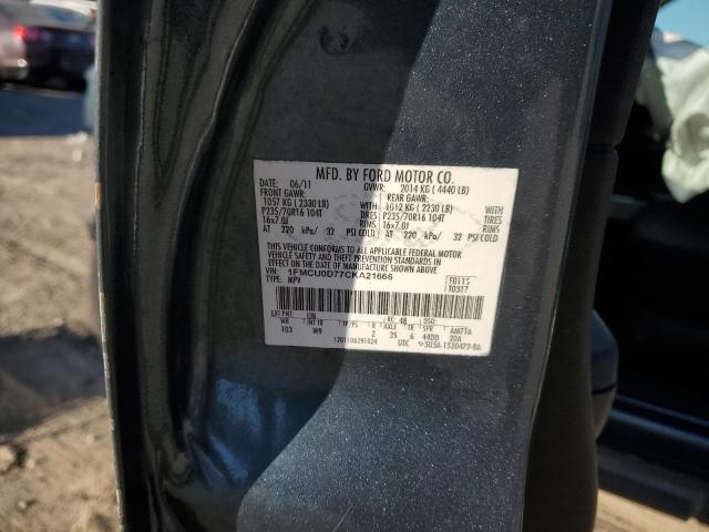 Photo 13 VIN: 1FMCU0D77CKA21666 - FORD ESCAPE XLT 