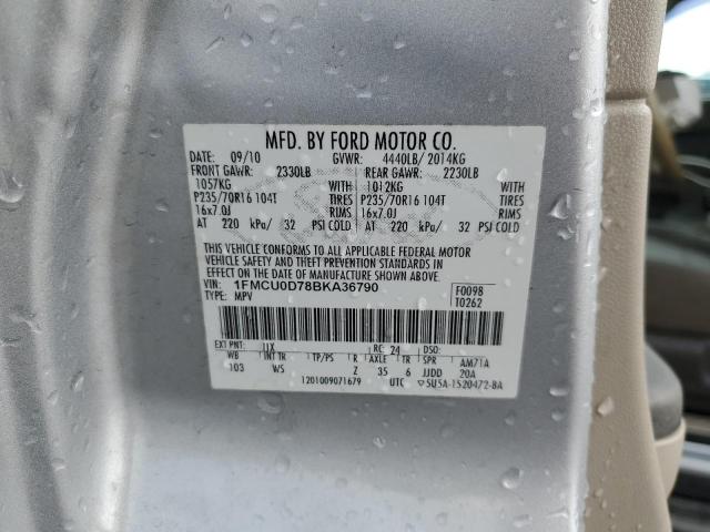 Photo 11 VIN: 1FMCU0D78BKA36790 - FORD ESCAPE XLT 