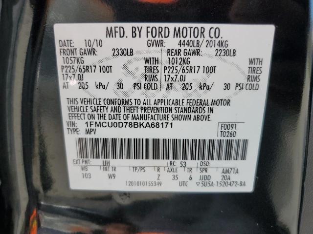 Photo 13 VIN: 1FMCU0D78BKA68171 - FORD ESCAPE XLT 