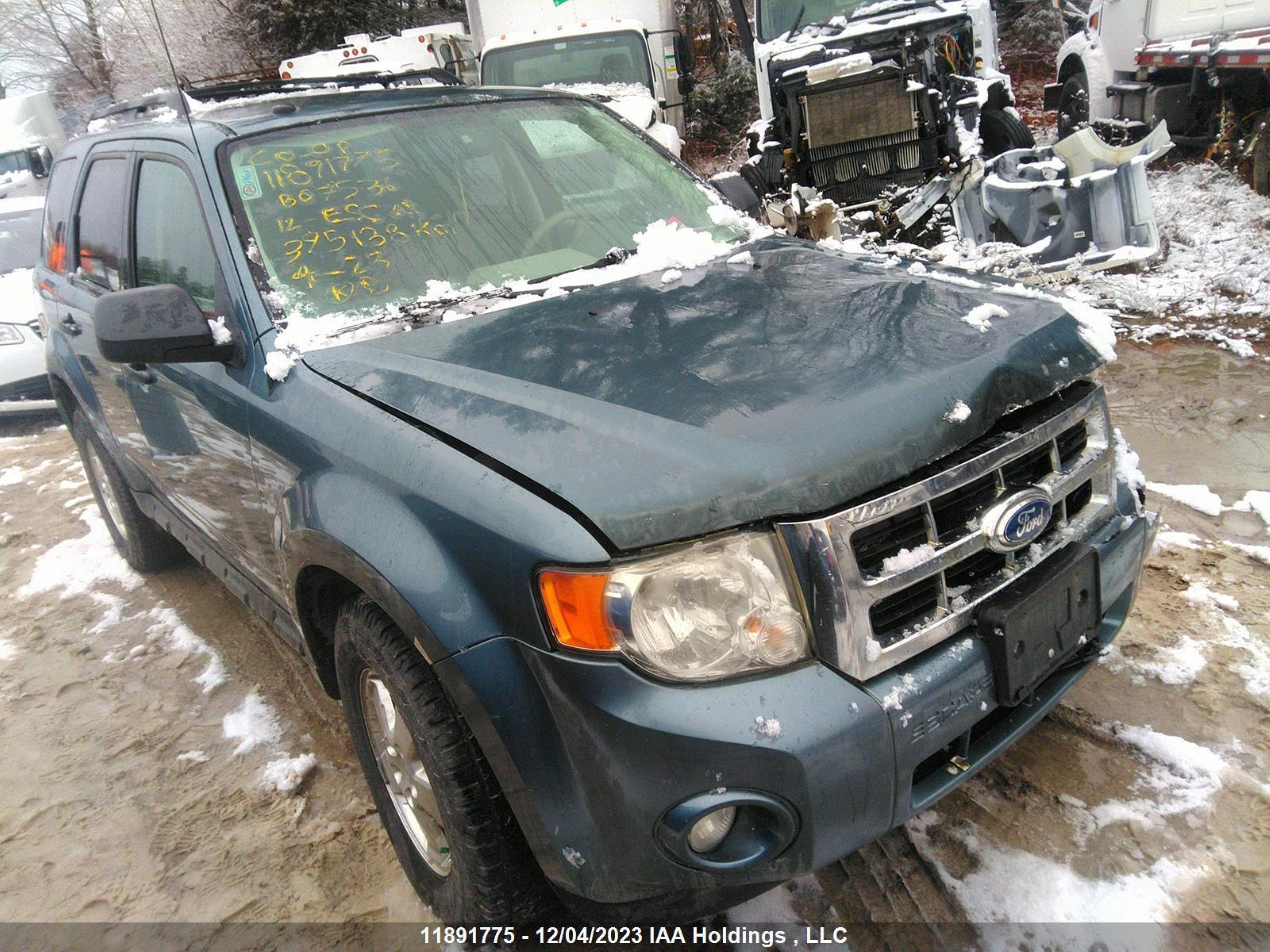 Photo 0 VIN: 1FMCU0D78CKB07536 - FORD ESCAPE 