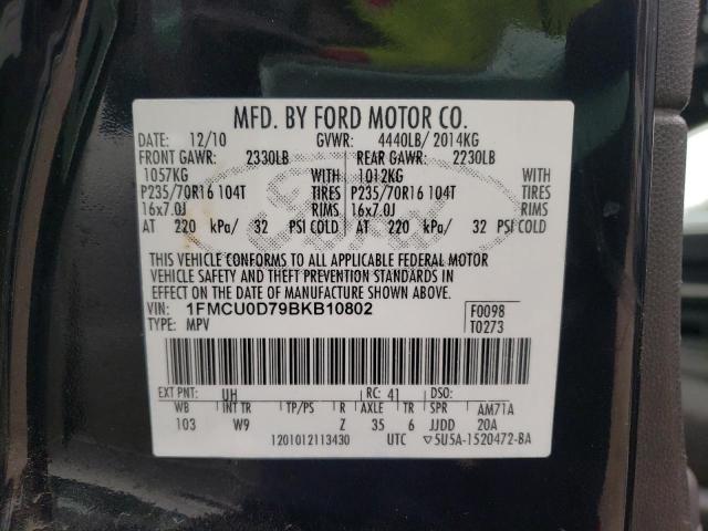 Photo 12 VIN: 1FMCU0D79BKB10802 - FORD ESCAPE XLT 