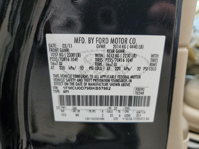 Photo 12 VIN: 1FMCU0D79BKB57862 - FORD ESCAPE XLT 