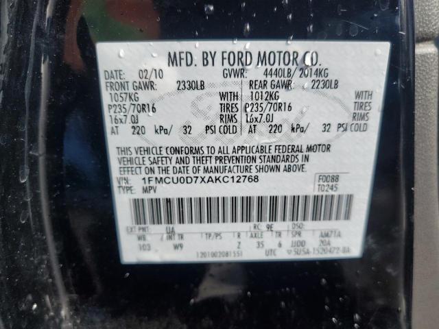 Photo 13 VIN: 1FMCU0D7XAKC12768 - FORD ESCAPE XLT 