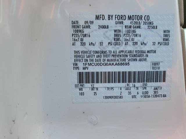 Photo 11 VIN: 1FMCU0DG0AKA68695 - FORD ESCAPE 