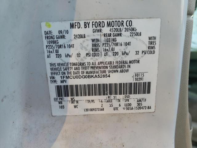 Photo 12 VIN: 1FMCU0DG0BKA52854 - FORD ESCAPE XLT 