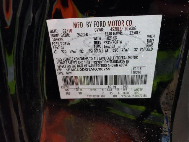 Photo 12 VIN: 1FMCU0DG1AKC06759 - FORD ESCAPE XLT 