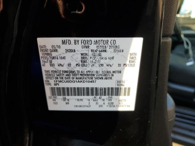 Photo 12 VIN: 1FMCU0DG1AKD10457 - FORD ESCAPE 