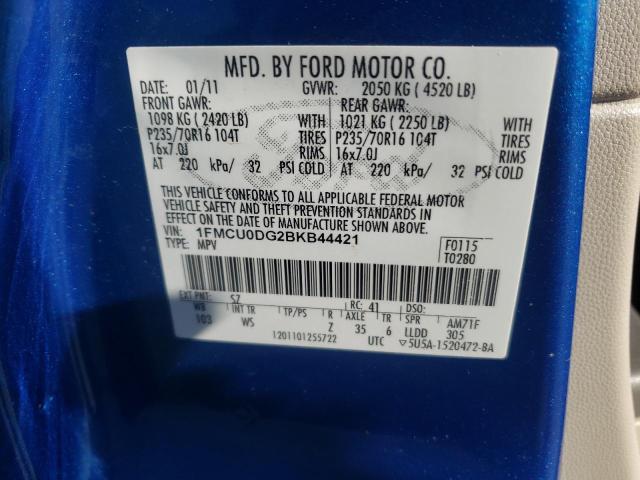 Photo 11 VIN: 1FMCU0DG2BKB44421 - FORD ESCAPE XLT 