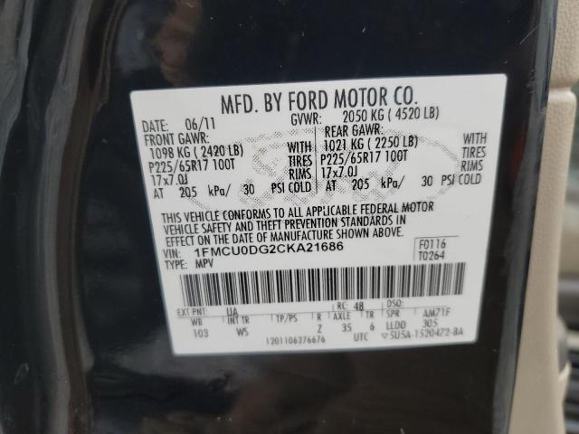 Photo 11 VIN: 1FMCU0DG2CKA21686 - FORD ESCAPE 