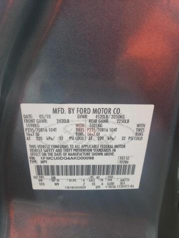 Photo 12 VIN: 1FMCU0DG4AKD00098 - FORD ESCAPE 