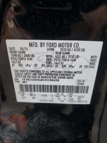 Photo 12 VIN: 1FMCU0DG4CKC66439 - FORD ESCAPE 