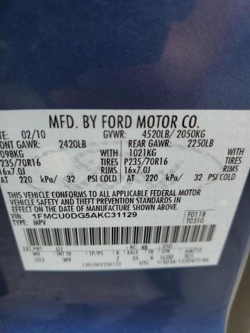 Photo 12 VIN: 1FMCU0DG5AKC31129 - FORD ESCAPE 