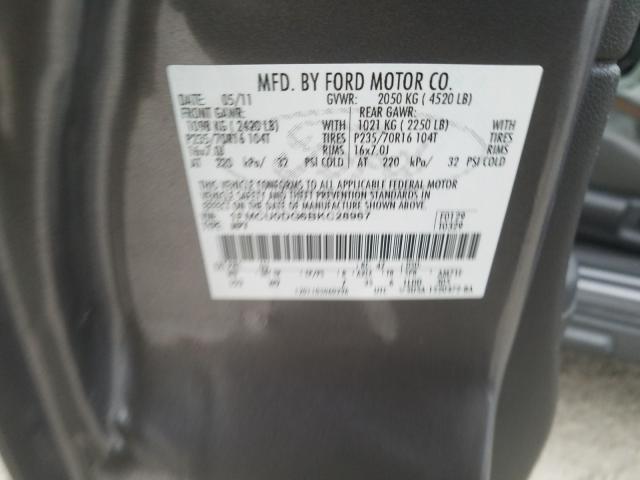 Photo 9 VIN: 1FMCU0DG6BKC28967 - FORD ESCAPE XLT 