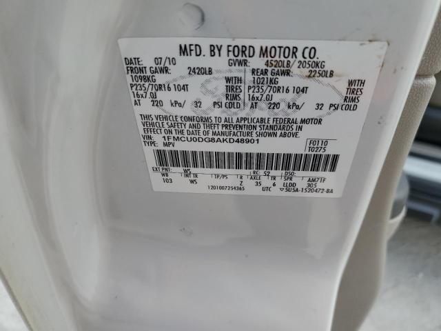 Photo 12 VIN: 1FMCU0DG8AKD48901 - FORD ESCAPE XLT 