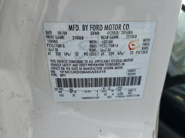 Photo 12 VIN: 1FMCU0DG9AKA55315 - FORD ESCAPE 