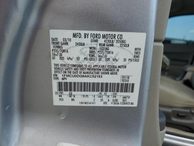 Photo 12 VIN: 1FMCU0DG9AKC52193 - FORD ESCAPE XLT 