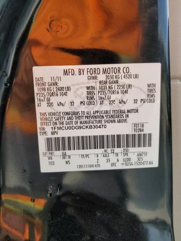Photo 13 VIN: 1FMCU0DG9CKB30470 - FORD ESCAPE XLT 