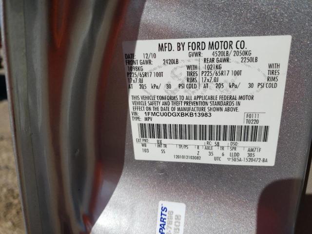 Photo 13 VIN: 1FMCU0DGXBKB13983 - FORD ESCAPE 