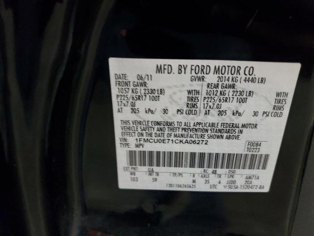 Photo 12 VIN: 1FMCU0E71CKA06272 - FORD ESCAPE LIM 