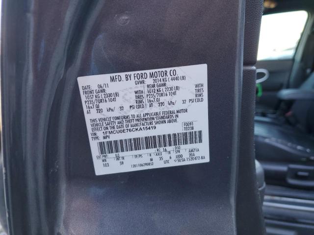 Photo 11 VIN: 1FMCU0E76CKA15419 - FORD ESCAPE 