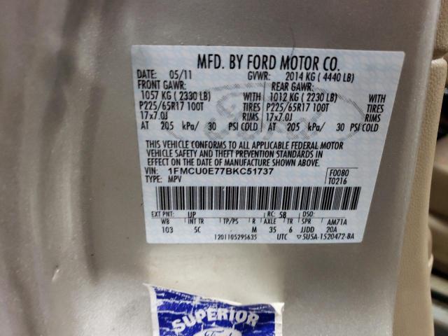 Photo 13 VIN: 1FMCU0E77BKC51737 - FORD ESCAPE LIM 