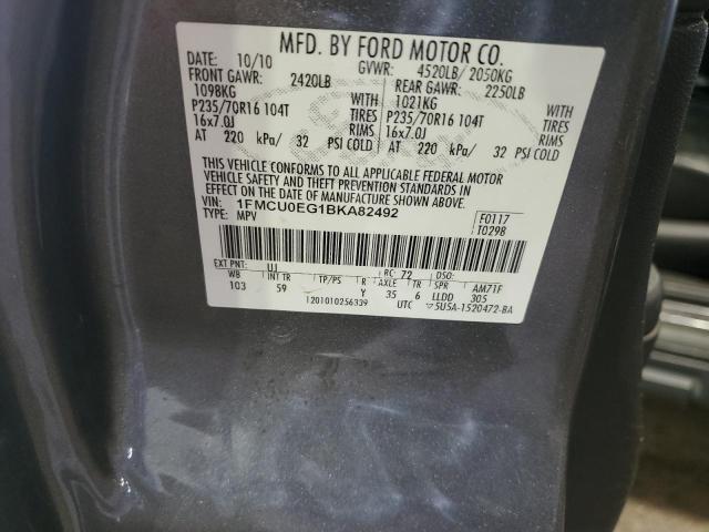 Photo 11 VIN: 1FMCU0EG1BKA82492 - FORD ESCAPE LIM 