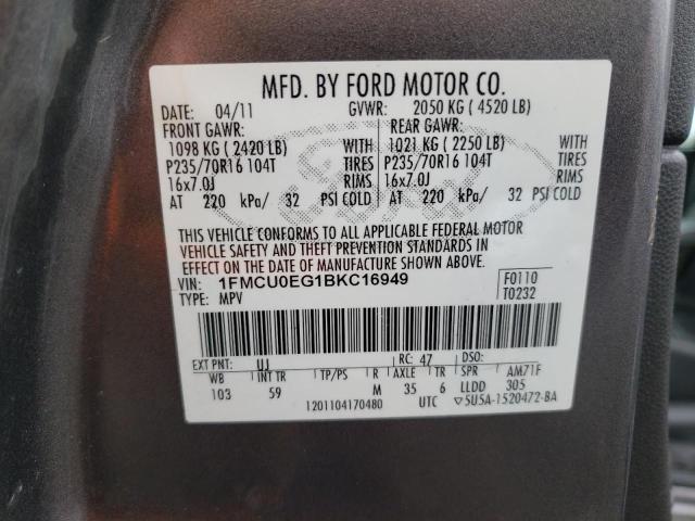 Photo 13 VIN: 1FMCU0EG1BKC16949 - FORD ESCAPE 