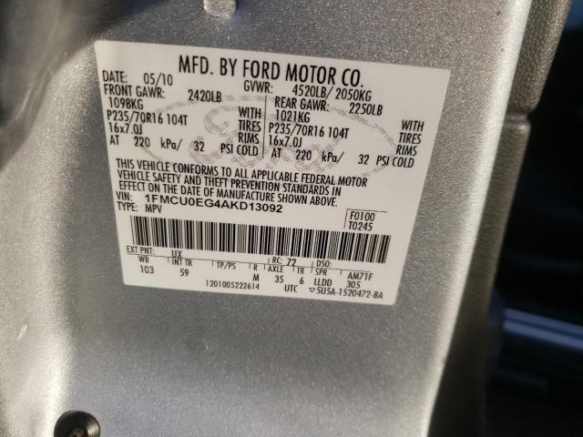 Photo 9 VIN: 1FMCU0EG4AKD13092 - FORD ESCAPE LIM 