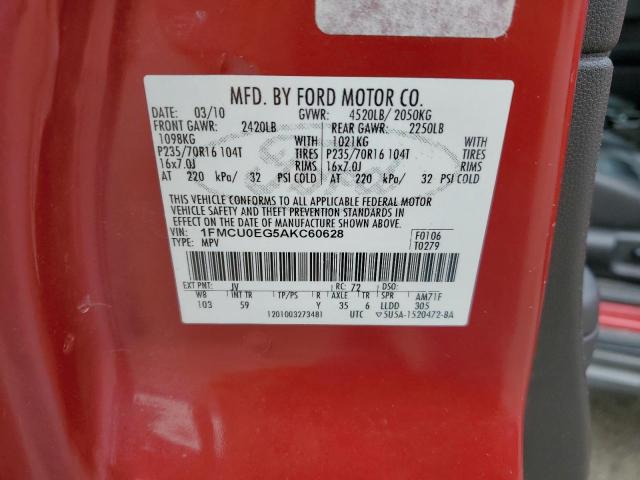 Photo 11 VIN: 1FMCU0EG5AKC60628 - FORD ESCAPE 