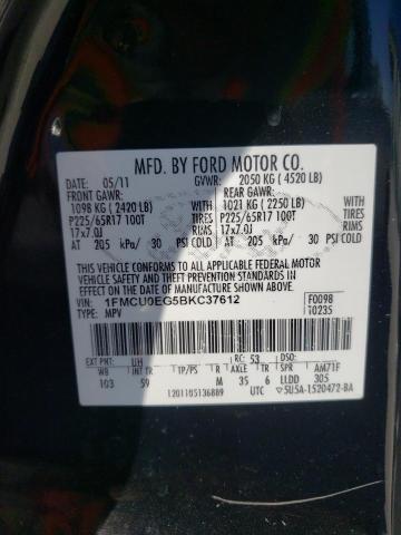 Photo 12 VIN: 1FMCU0EG5BKC37612 - FORD ESCAPE 