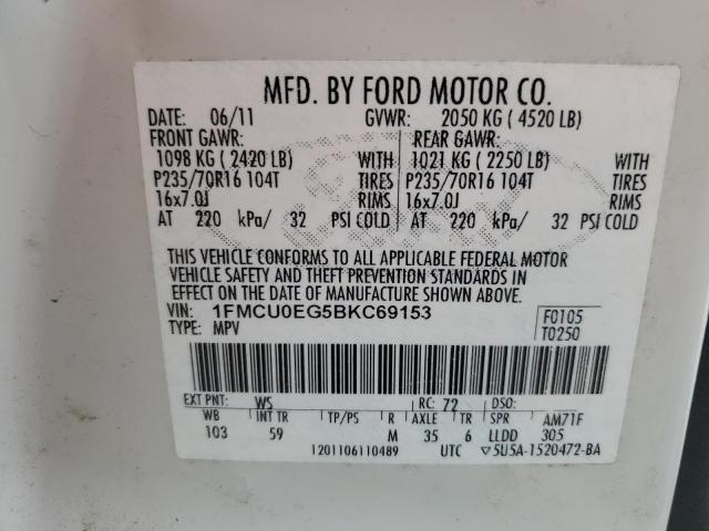 Photo 12 VIN: 1FMCU0EG5BKC69153 - FORD ESCAPE LIM 