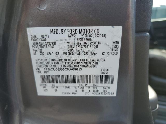 Photo 12 VIN: 1FMCU0EG5CKA09613 - FORD ESCAPE LIM 