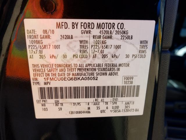 Photo 9 VIN: 1FMCU0EG6BKA05052 - FORD ESCAPE LIM 