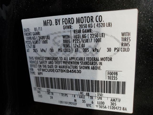 Photo 12 VIN: 1FMCU0EG7BKB45630 - FORD ESCAPE LIM 