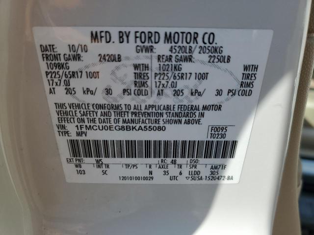 Photo 9 VIN: 1FMCU0EG8BKA55080 - FORD ESCAPE LIM 