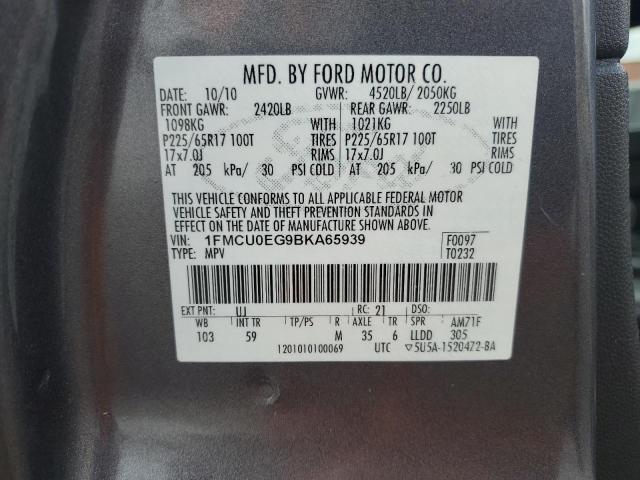 Photo 11 VIN: 1FMCU0EG9BKA65939 - FORD ESCAPE LIM 