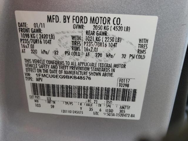 Photo 11 VIN: 1FMCU0EG9BKB48576 - FORD ESCAPE 