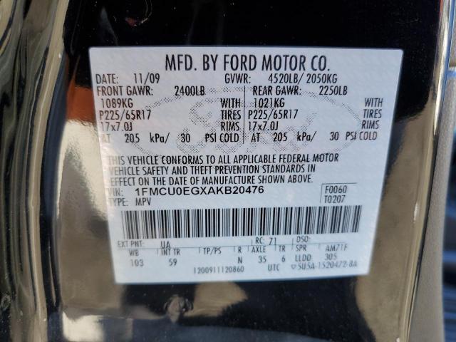 Photo 12 VIN: 1FMCU0EGXAKB20476 - FORD ESCAPE 