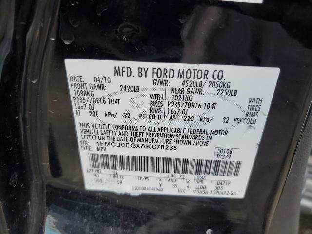 Photo 12 VIN: 1FMCU0EGXAKC78235 - FORD ESCAPE 