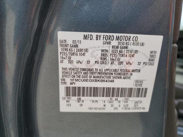 Photo 11 VIN: 1FMCU0EGXBKB64348 - FORD ESCAPE 