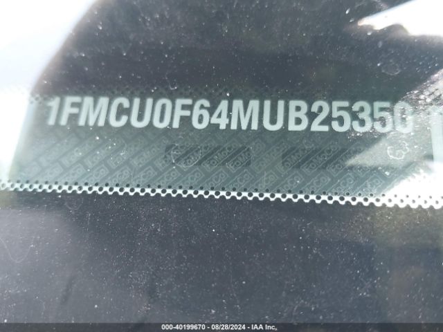 Photo 8 VIN: 1FMCU0F64MUB25350 - FORD ESCAPE 