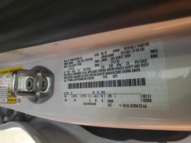 Photo 12 VIN: 1FMCU0F6XMUB13638 - FORD ESCAPE 