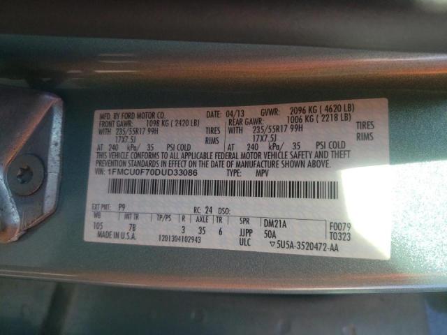 Photo 13 VIN: 1FMCU0F70DUD33086 - FORD ESCAPE S 